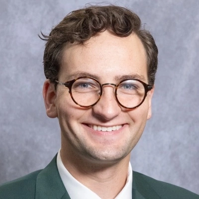 A portrait of a smiling Emerson Silvernail.