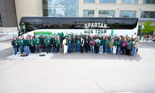 Rooted in solidarity: Spartan Bus Tour explores partnerships and progress in Flint and the Bay Region 