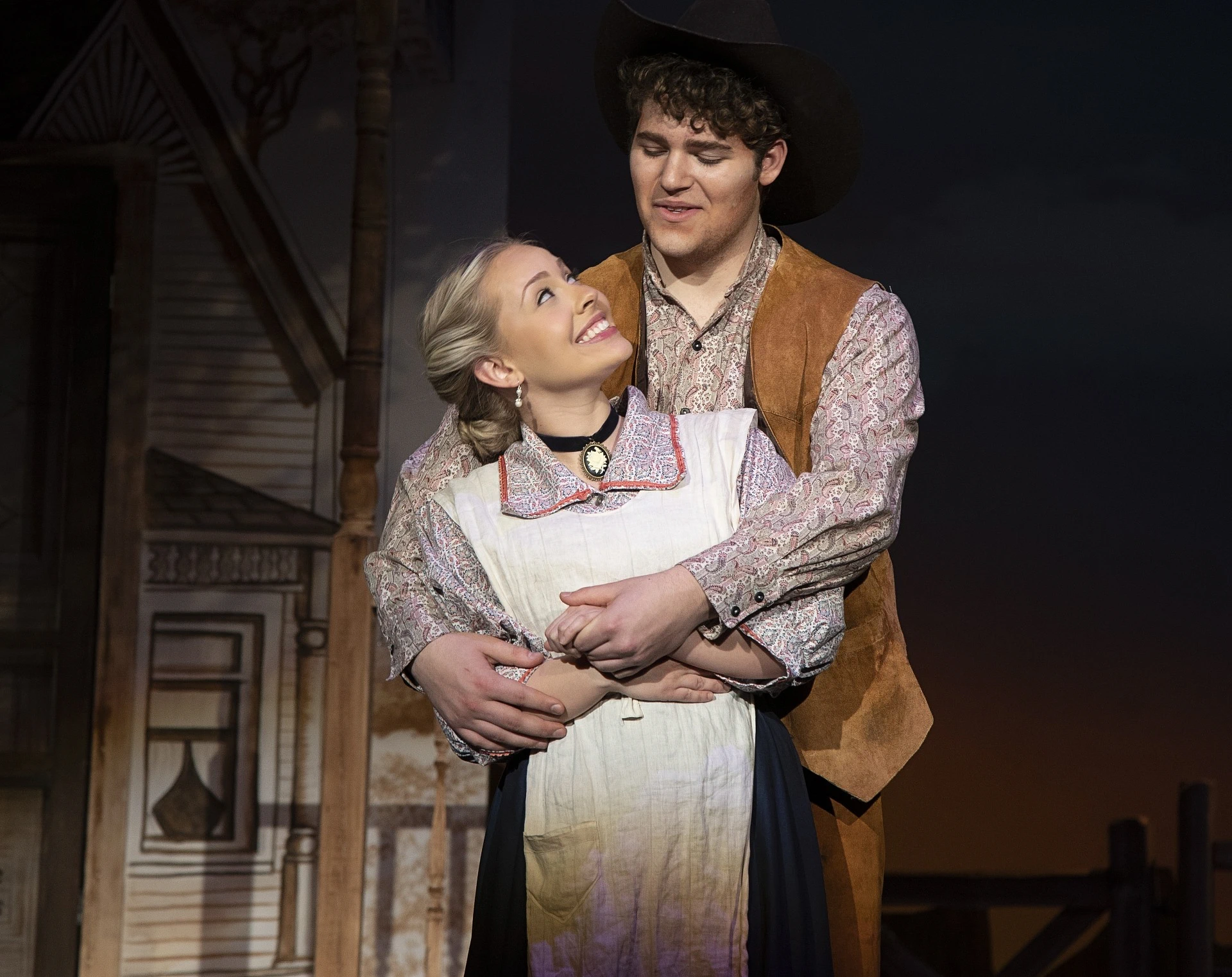 Two actors onstage