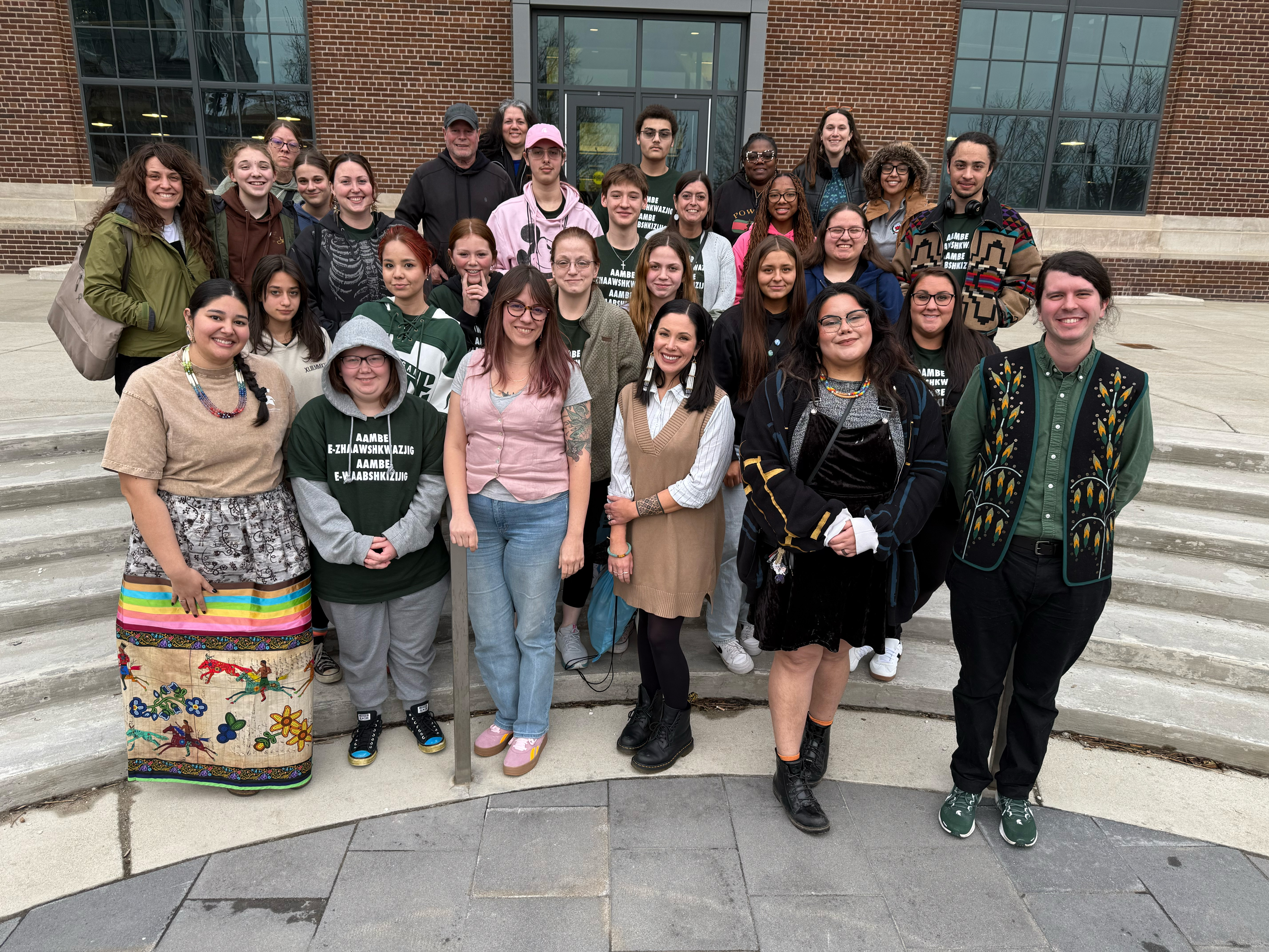 Group of people on campus
