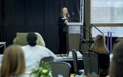 Speaker at the Women's Leadership Institute Spring Capstone event