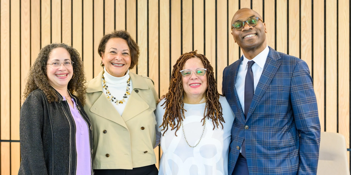 A group of faculty and administrators