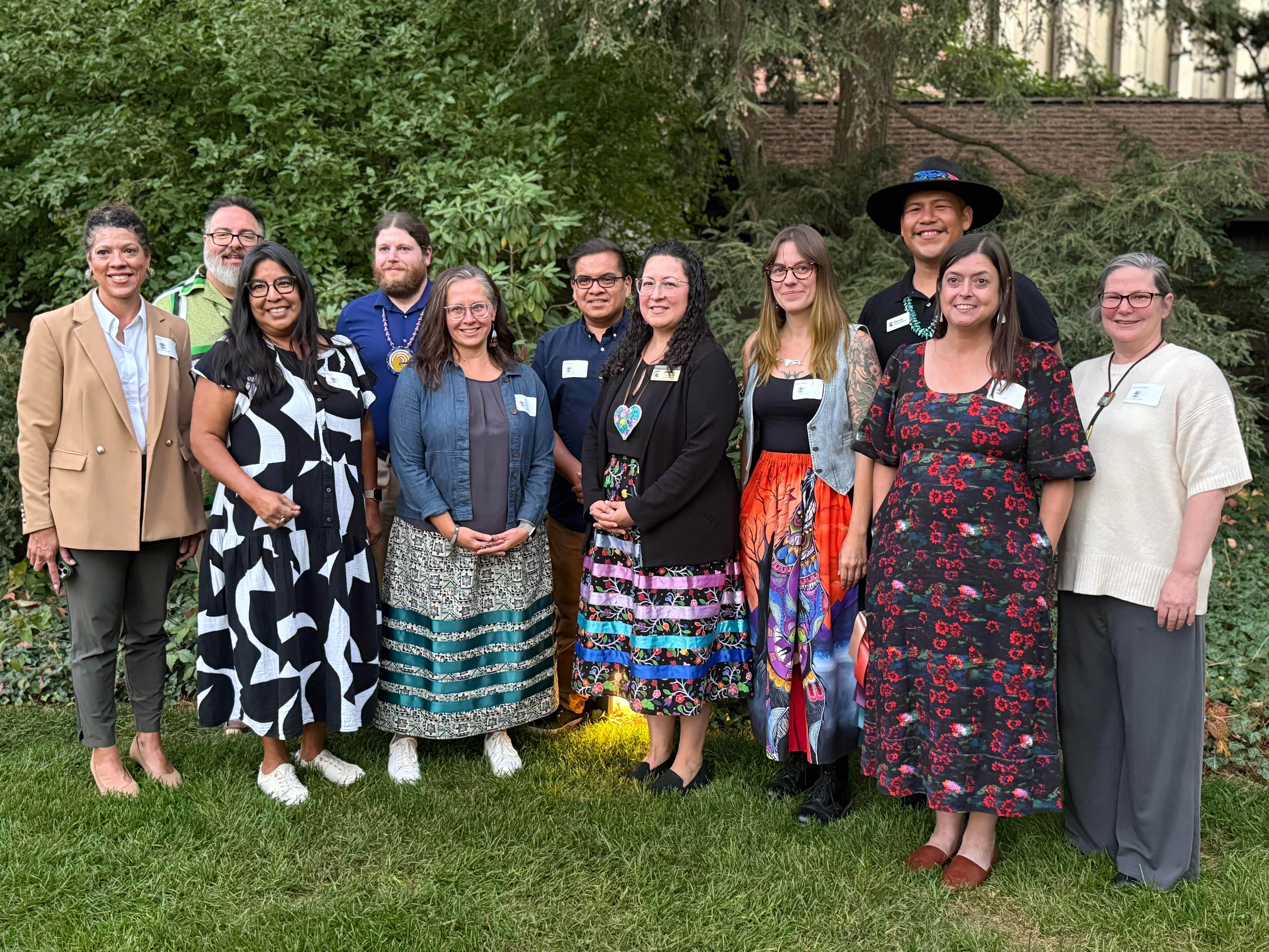 a group of people outdoors