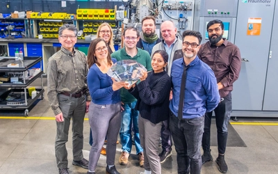 Researchers using AI to create diamond materials from Michigan State University Fraunhofer USA and Washtenaw Community College.