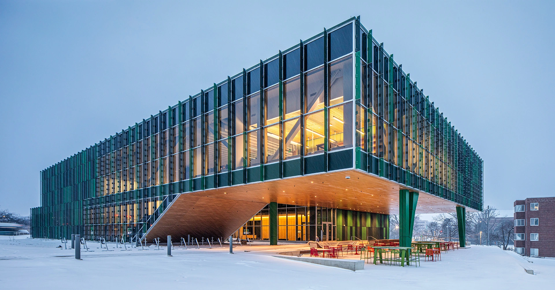Multicultural Center in winter