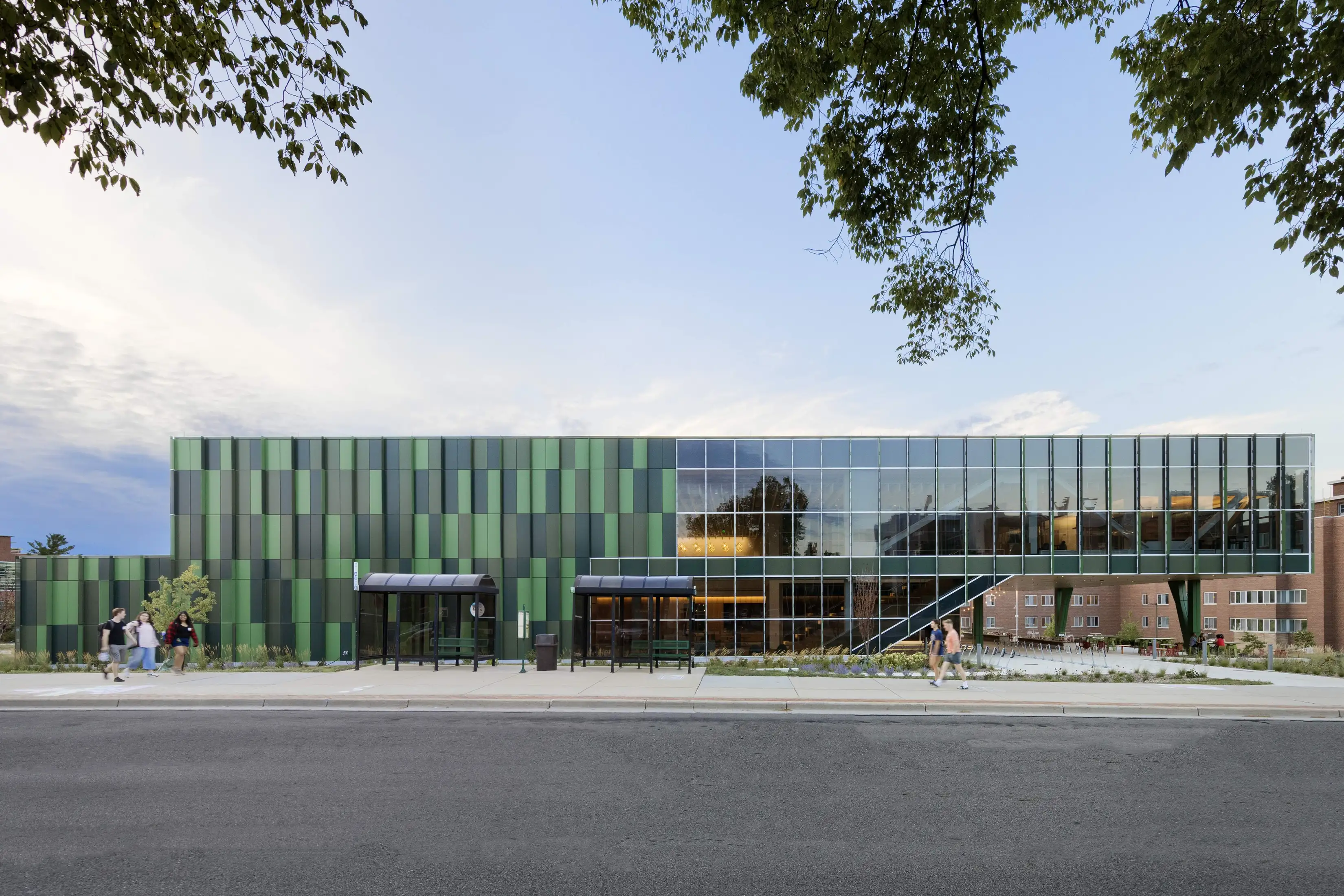 profile image of a building during the day time. AIA Michigan Multicultural Center Building Award