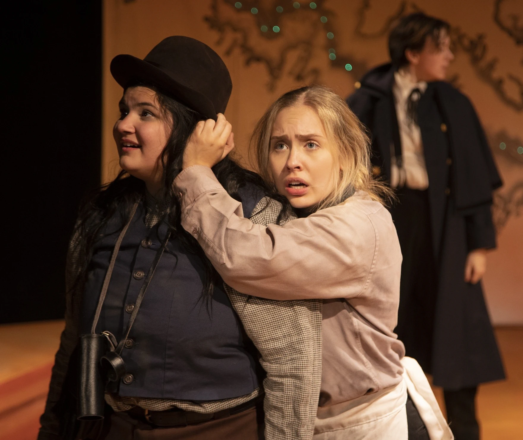 Two actors onstage