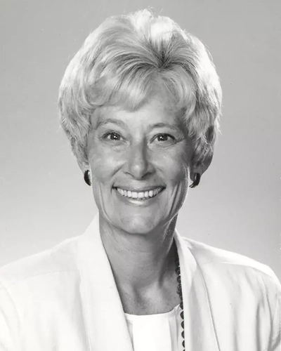 Headshot for Merrily Dean Baker, former athletic director at MSU