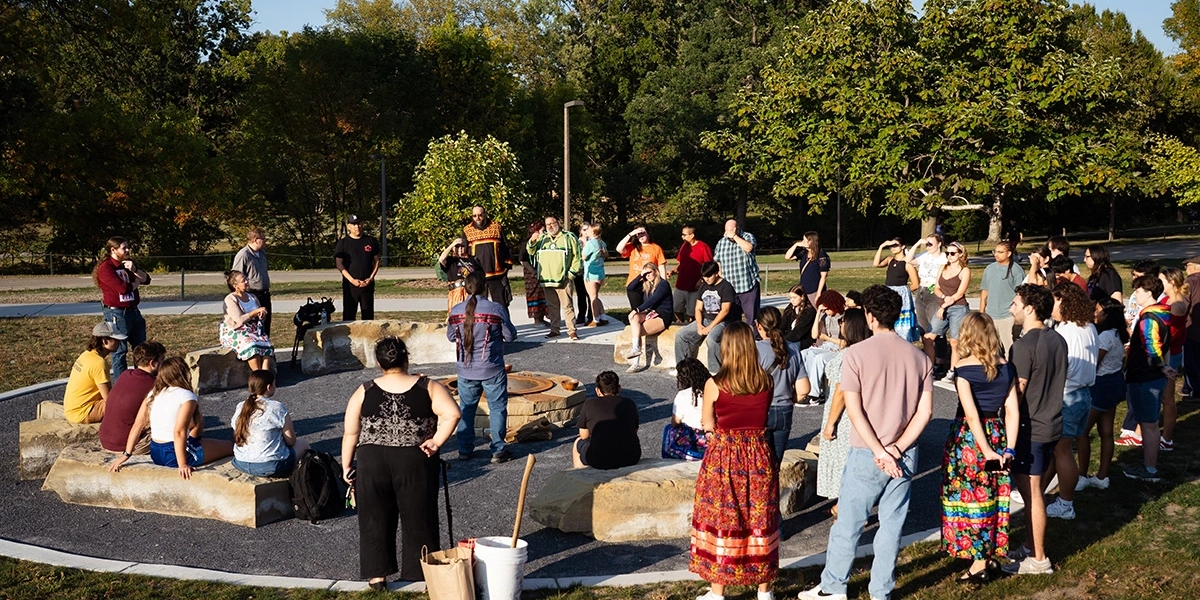 Ahead of Native American Day, MSU Native Welcome annual event on Sept. 18 honors and welcomes Indigenous students and the broader community with a ceremonial fire circle gathering at the Multicultural Center. The event featured traditional offerings and cultural sharing, organized by the North American Indigenous Student Organization.