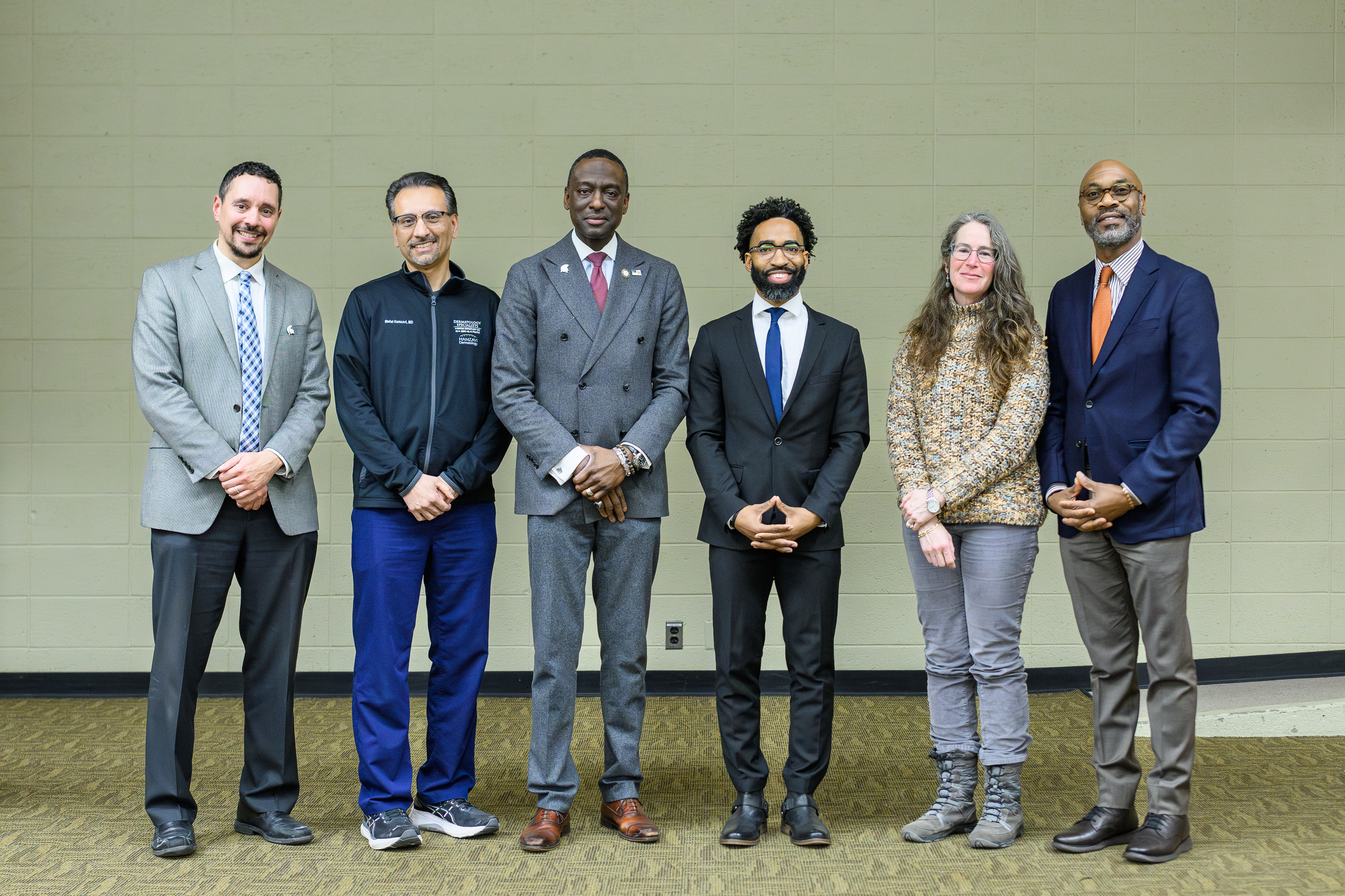 A group of men and women