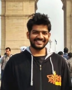 Portrait of a smiling Ankit Gupta.
