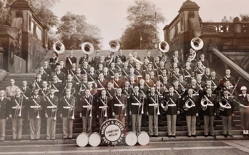 VFW National Champion Band in New York's Central Park in 1962