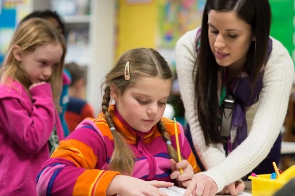 Students in classroom