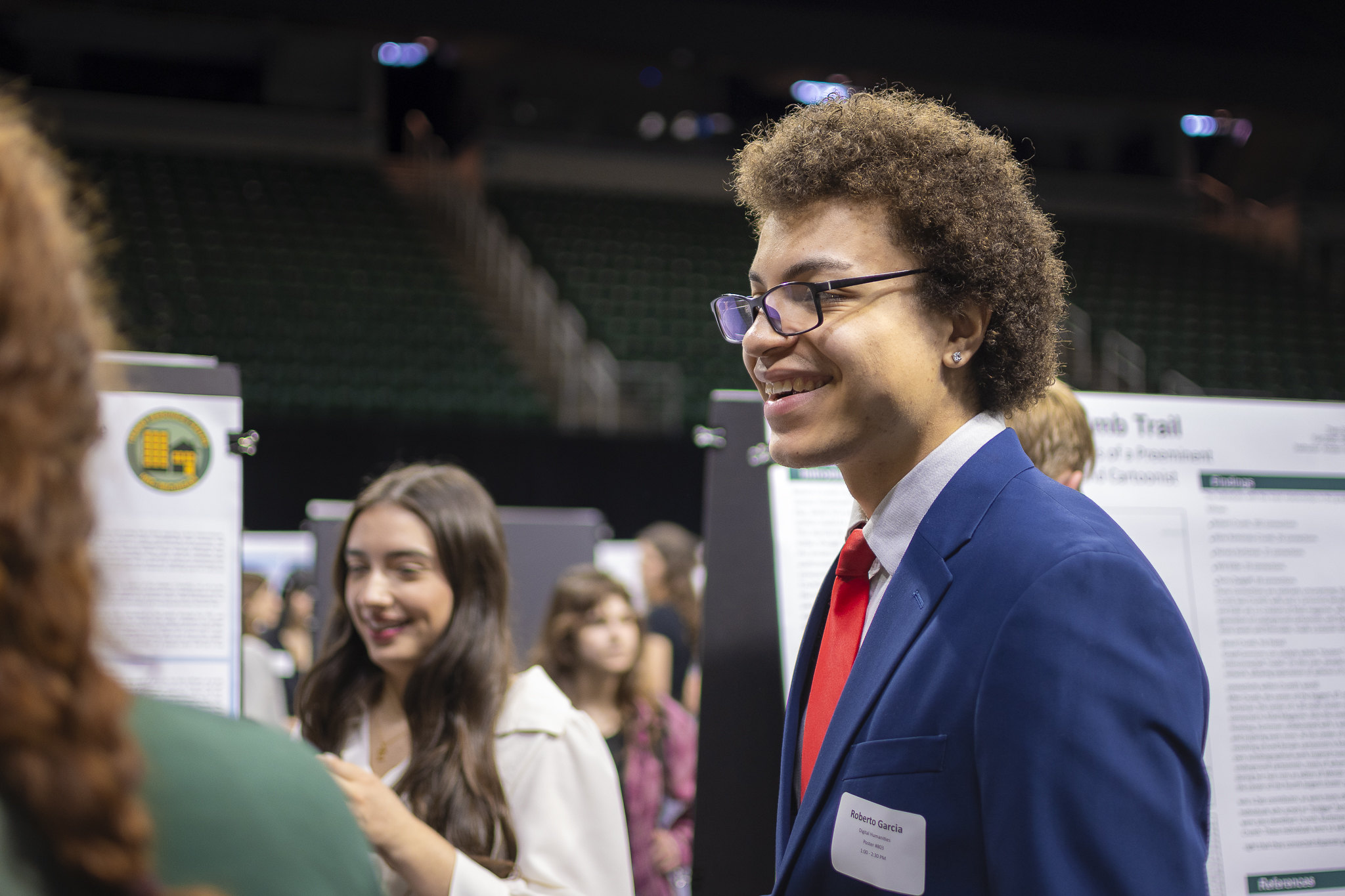 Marcos Garcia at a research event.