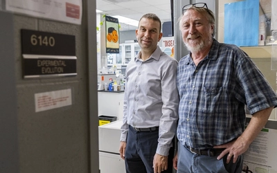 Professors Jeffrey Barrick and Richard Lenski