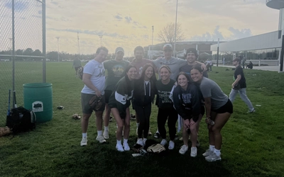 Pictured with the teammates who made my first year at MSU more memorable, both on and off the field.