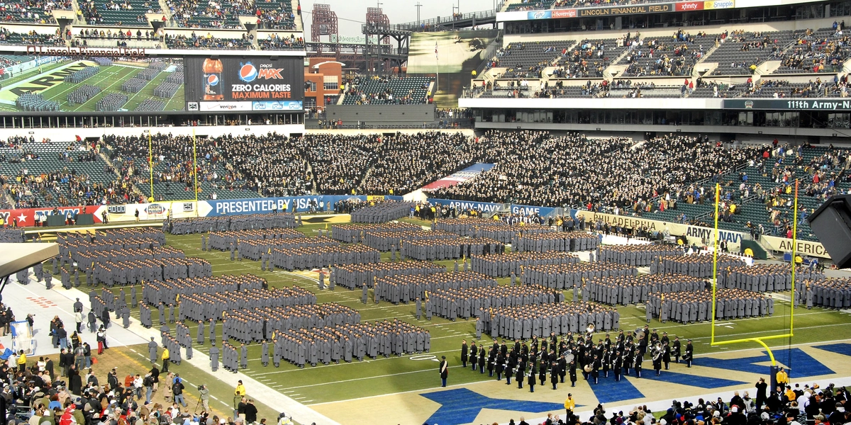 Permanent natural-grass field at Lincoln Financial Field prepared for FIFA World Cup 2026