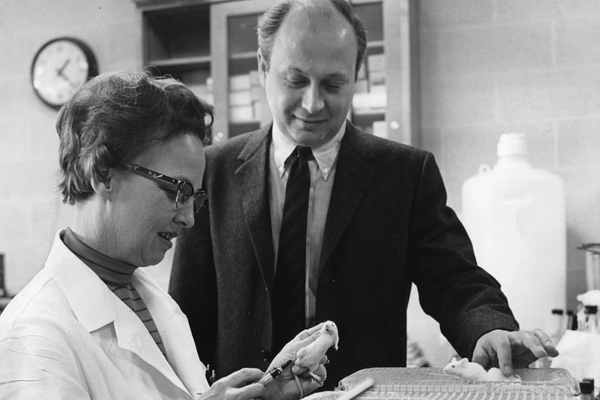 Loretta Van Camp and Barnett Rosenberg