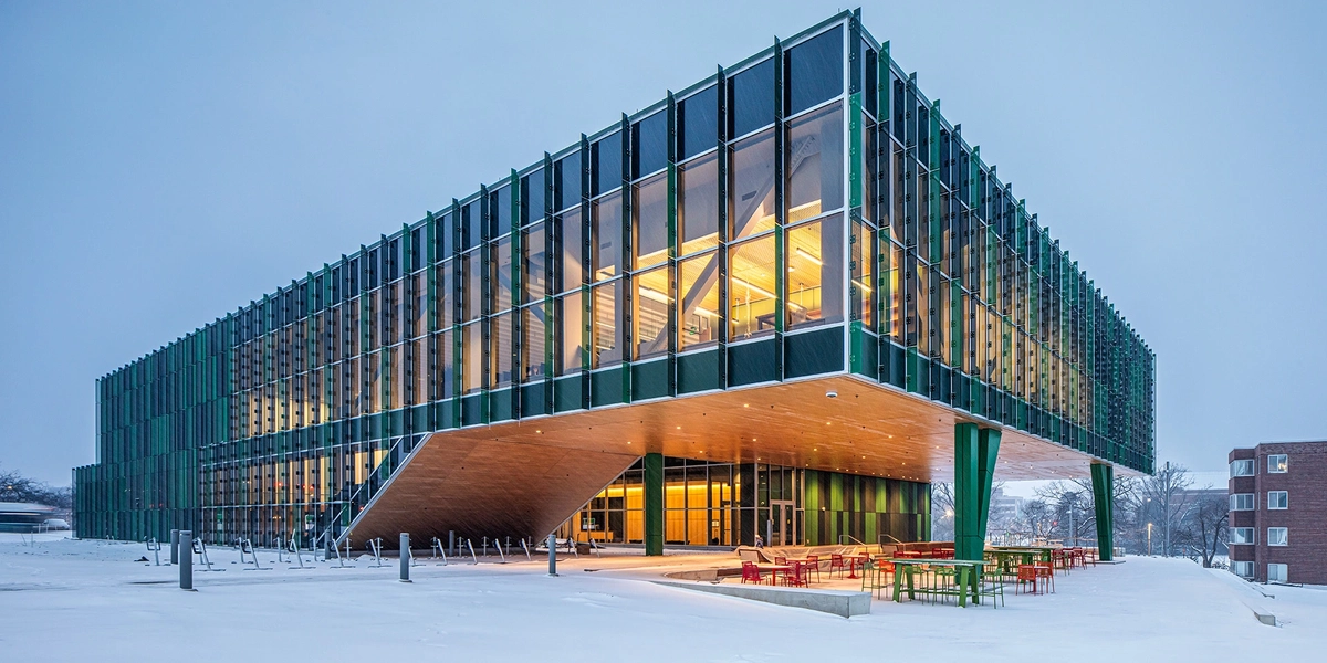 Multicultural Center in winter