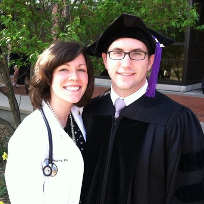 Marylynn and Tyler at graduation