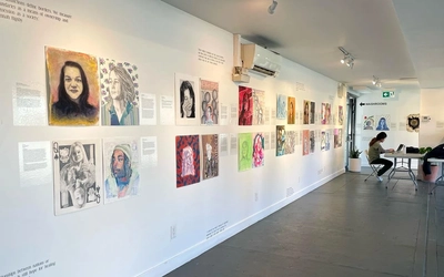 The Faces and Traces: A Cross-Border Portrait Project exhibition