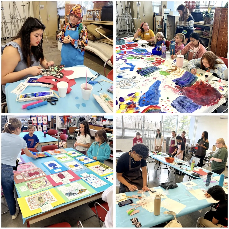 The SmART program studio sessions at Kresge Art Center