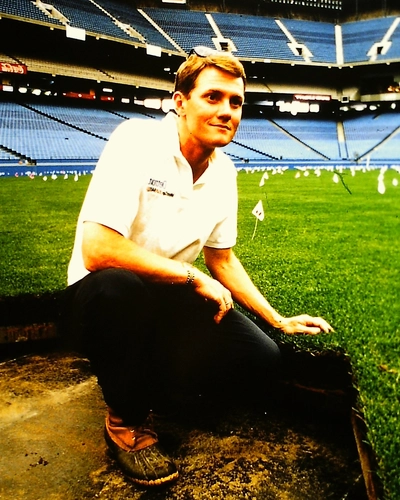 John “Trey” Rogers III at the Silverdome in the early 1990s.